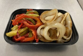 1lb Cooked Onions & Peppers