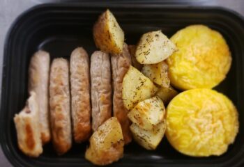 Breakfast Turkey Sausage & Eggs w/ White Potatoes